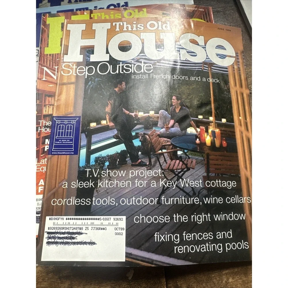 Lot of 13‎ THIS OLD HOUSE Magazines From 1999 to 2001